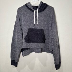 Urban Outfitters Out From Under Women’s Grey Cropped Fleece Hoodie